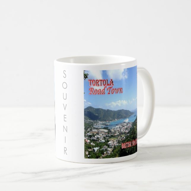 zVG004 TORTOLA Road Town, British Virgin, Coffee Mug (Front Right)