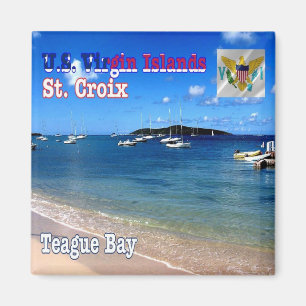 zVI008 SAINT CROIX, Teague Bay, Virgin Islands, Magnet