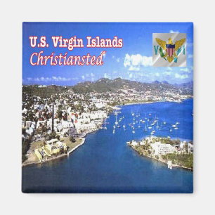 zVI013 VIRGIN ISLANDS, Christiansted, Fridge Magnet
