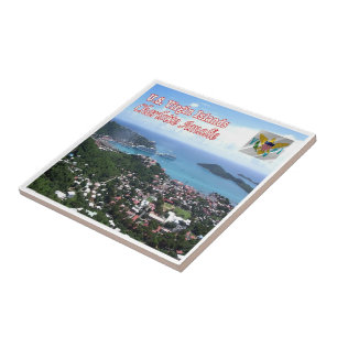 zVI015 CHARLOTTE AMALIE, Virgin Islands, Ceramic Tile