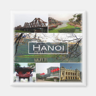 zVN003 HANOI, Vietnam, Mosaic, Asia, Fridge Magnet