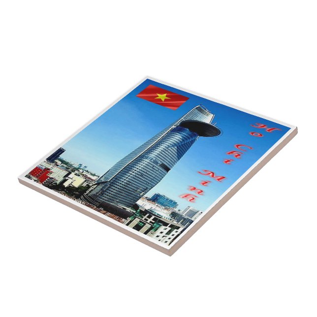 zVN005 HO CHI MINH, Bitexco Financial Tower, Ceramic Tile (Side)