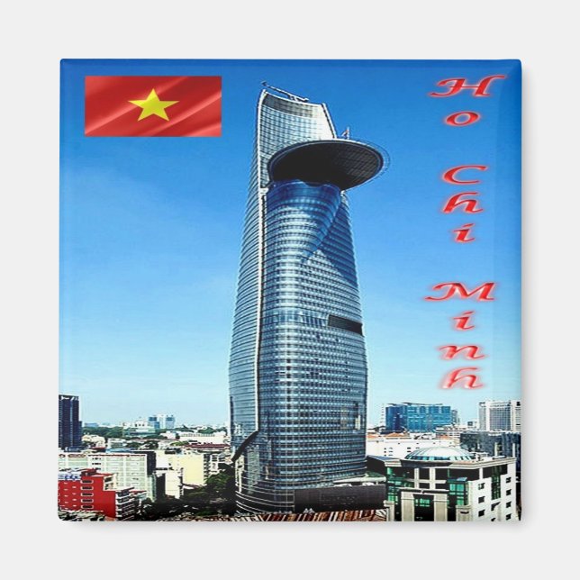 zVN005 HO CHI MINH, Bitexco Financial Tower,Fridge Magnet (Front)