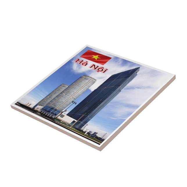 zVN010 HANOI, Vietnam, Landmark Tower, Ceramic Tile (Side)
