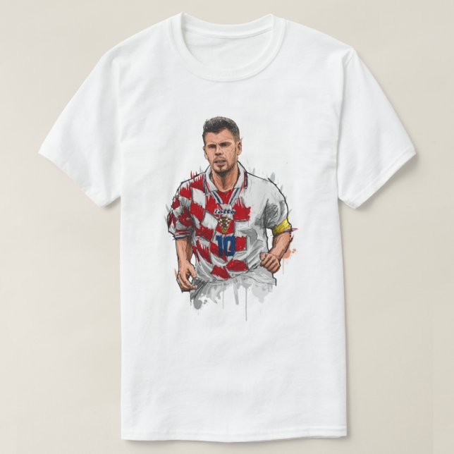 Zvonimir Boban Illustration   T-Shirt (Design Front)