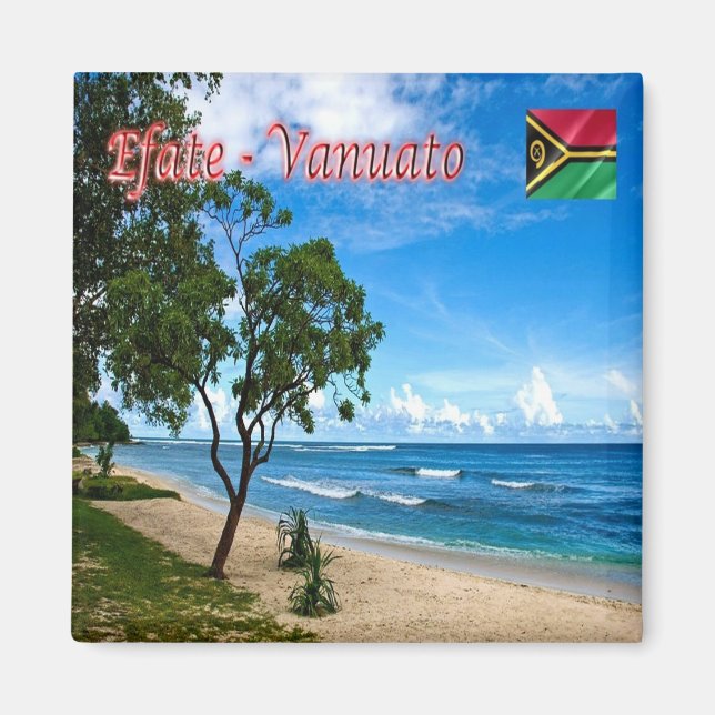 zVU005 EFATE, ERATAP - Vanuatu, Oceania, Fridge Magnet (Front)