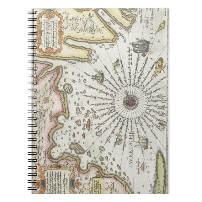 Zweden tussen Kalmar en Stockholm Joannes van Doet Notebook (Front)