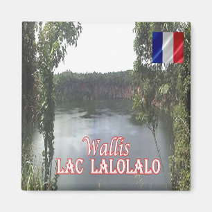 zWF007 LAC LALOLALO, WALLIS AND FUTUNA, Fridge Magnet
