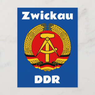 Zwickau, Deutsche Demokratische Republik, DDR, GDR Postcard