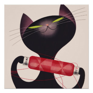 Zwicky Cat Poster by Donald Brun