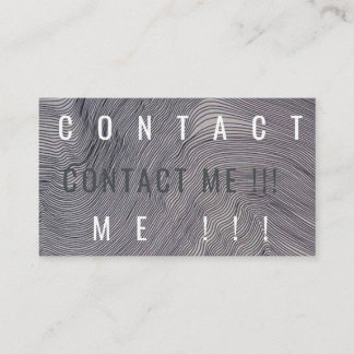 Zwissl Contact Me Adresscard Grey Business Card