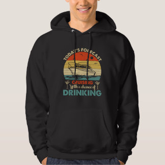 ZX3r Today Forecast Cruising With Chance Of Drinki Hoodie