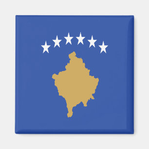 zXK001 KOSOVAR FLAG KOSOVO, Europe, Fridge Magnet