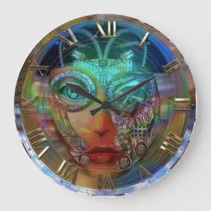 Zyborg Time Large Clock