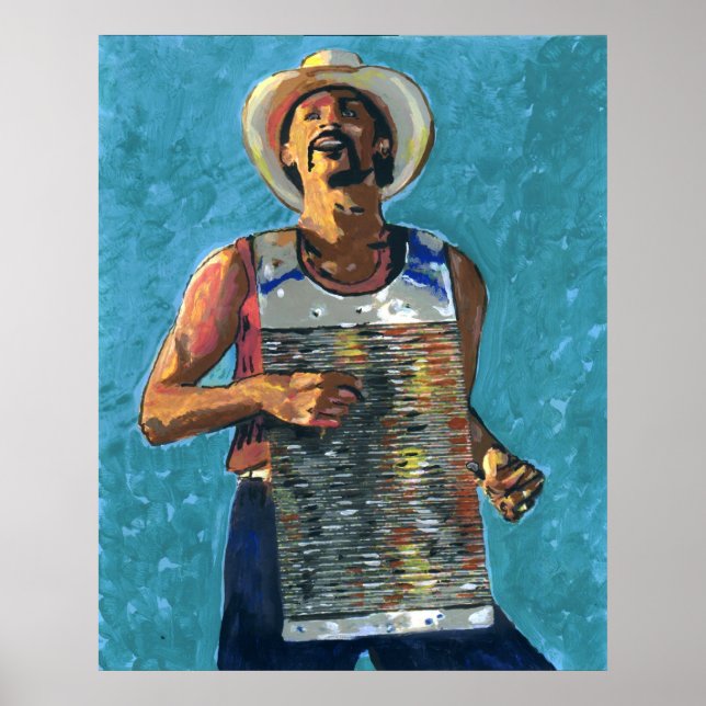Zydeco Joe Painting Poster (Front)