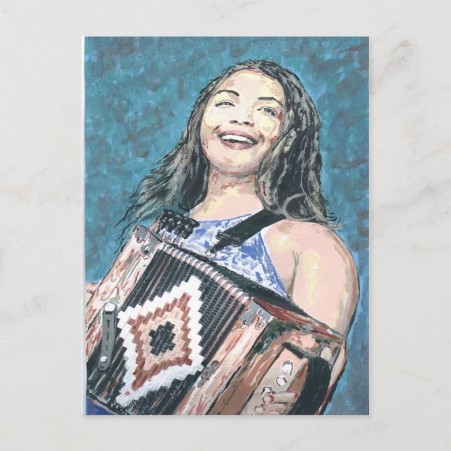 Zydeco Music Postcard (Front)