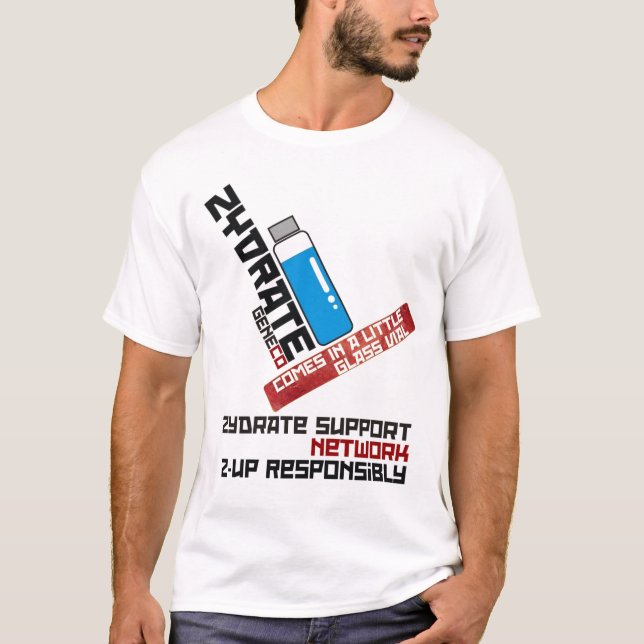 Zydrate Support Network T-Shirt (Front)