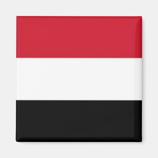 zYE001 YEMENI, Flag, Yemen, Fridge Magnet (Front)
