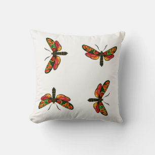 Zygaena carniolica - The Crepuscular Burnet Moth Cushion