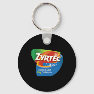 Zyrtec Allergy Funny Group Nurse Pharmacy Hallowee Key Ring