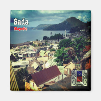 zYT004 SADA, Mayotte, Africa, Fridge Magnet