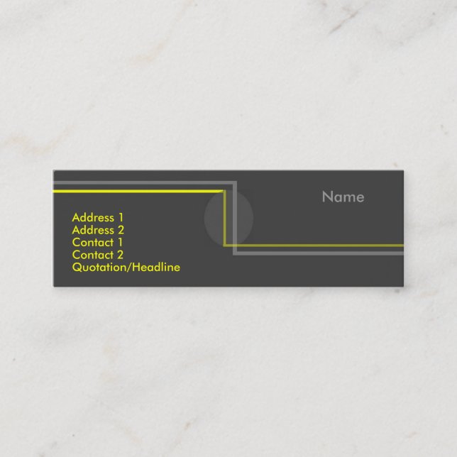 ZZ - Business Card (Front)