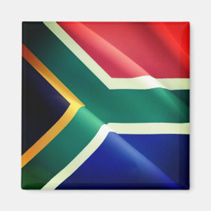 zZA002 SOUTH AFRICA, Waving Flag, Africa, Fridge Magnet