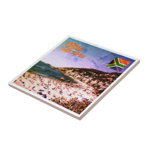 zZA009 CLIFTON, Panorama, South Africa, Ceramic Tile