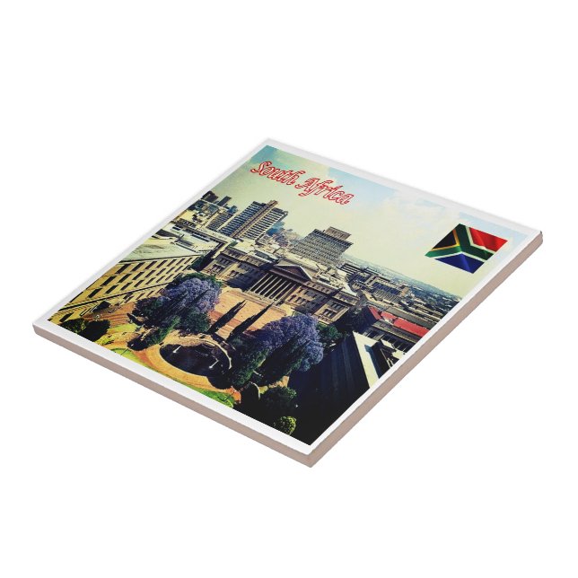zZA022 SOUTH AFRICA, Wits University, Ceramic Tile (Side)