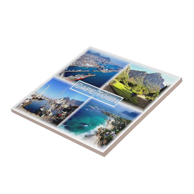 zZA025 CAPE TOWN, Mosaic, Clifton, Ceramic Tile (Side)