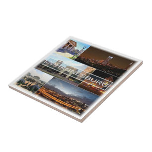 zZA028 JOHANNESBURG, Mosaic, South, Ceramic Tile