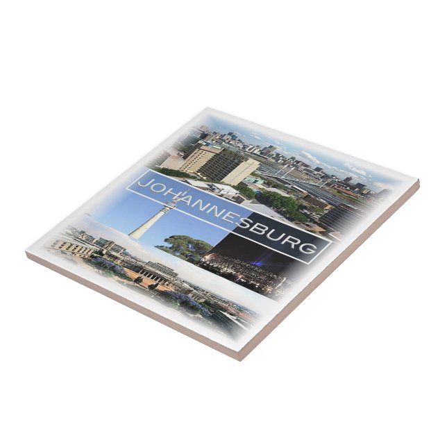 zZA029 JOHANNESBURG, Mosaic, South Africa, Ceramic Tile (Side)