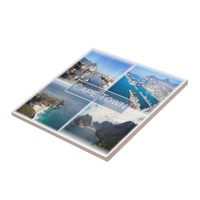zZA031 CAPE TOWN, South Africa, Ceramic Tile (Side)