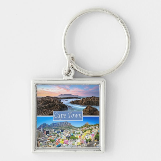 zZA033 CAPE TOWN ,South Africa, Key Ring (Front)