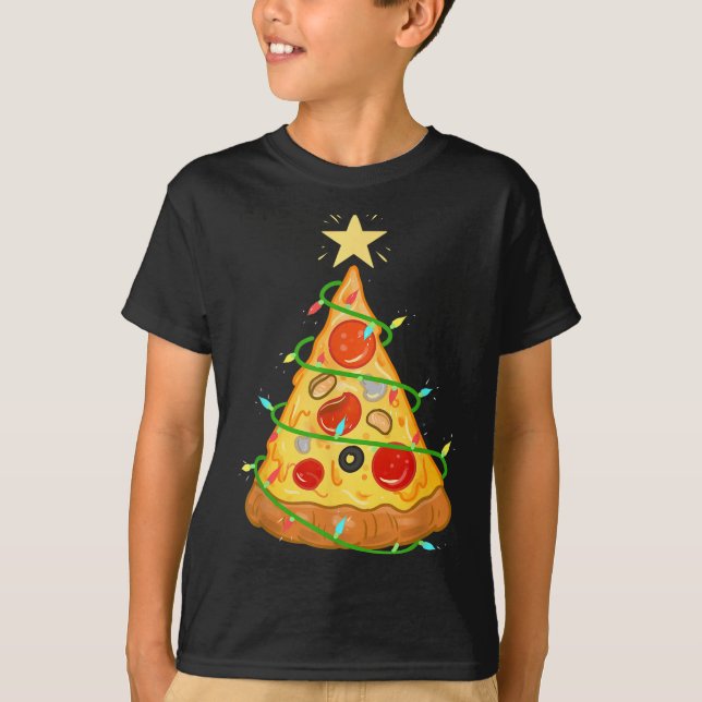Zza Christmas Tree Zza Lover Gift  T-Shirt (Front)