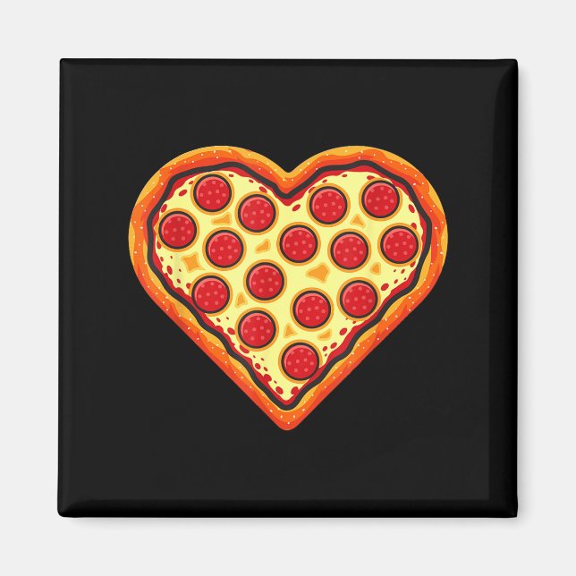 Zza Heart Cute Valentines Day Funny Heart Shaped Z Magnet (Front)