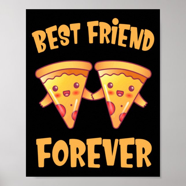 Zza Is My Valentine Valentines Day Heart Peppero  Poster (Front)