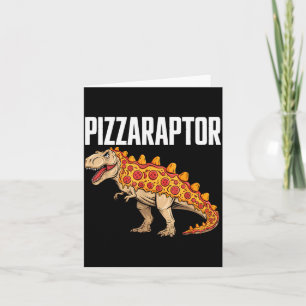 Zza T-rex Dino Fast Food Funny Zza Dinosaur  Card