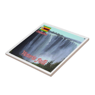 zZW003 VICTORIA FALLS, Zimbabwe, Africa, Ceramic Tile