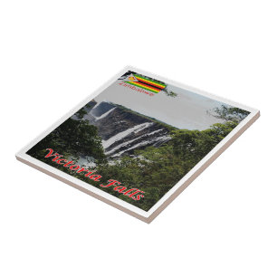 zZW005 VICTORIA FALLS, Zimbabwe, Africa, Ceramic Tile