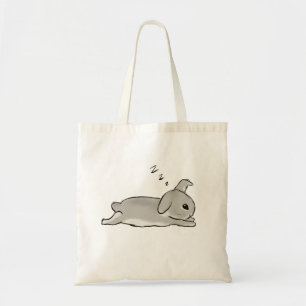 Zzz bunny tote bag