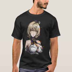 ZZZ Yidhari Ice Attribute Rupture Strike Vaporwave T-Shirt