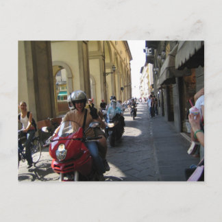 zzzScooters everywhere! Postcard