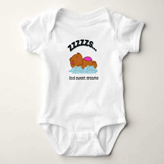Zzzzzs...And sweet dreams  Baby Bodysuit (Front)